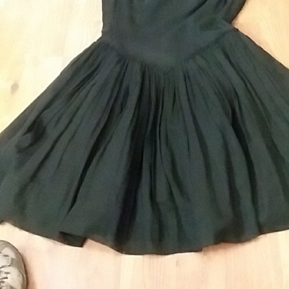 Lace Trimmed Flared Dress - Picture 4 of 6